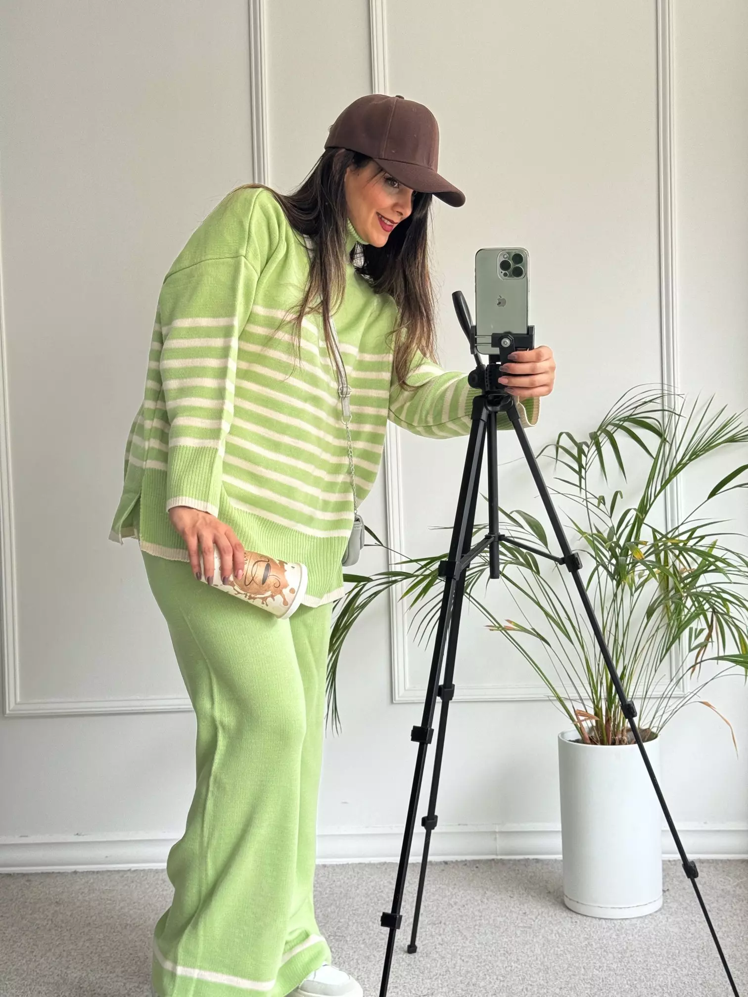 ست مانتو شلوار بافت نیکی